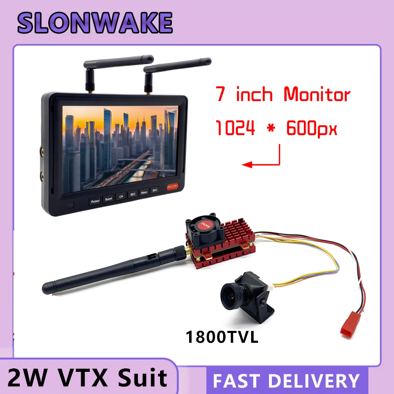 Drone Racing Camera - SLONWAKE 5.8G 2W VTX FPV กล้อง