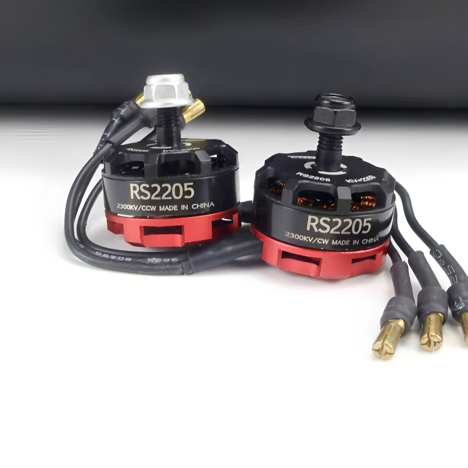 Drone Racing Esc - 2/4pcs มอเตอร์ไร้แปรง RS2205 2300KV CW/CCW เครื่องบินรุ่นสี่แกน