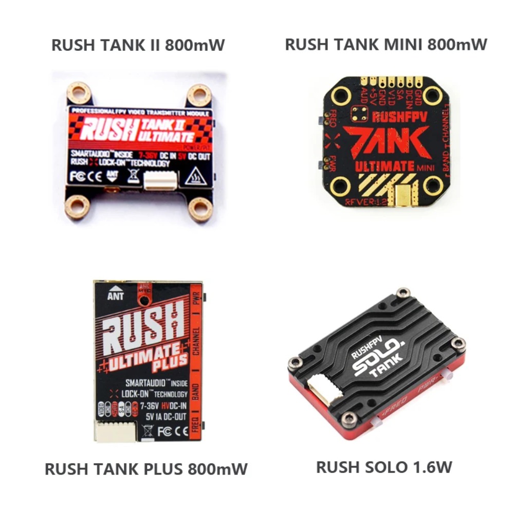 RUSH TANK Ultimate II/Mini/PLU - Drone Racing Vtx บทวิจารณ์และราคา