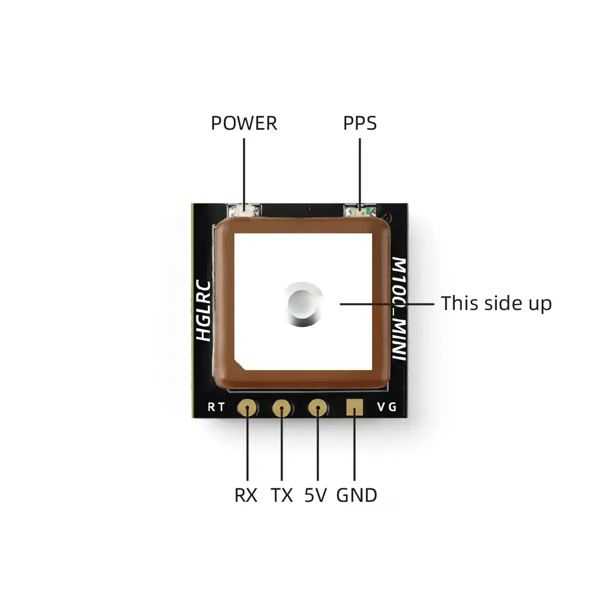HGLRC M100 MINI GPS โมดูล M10  - Drone Racing Vtx บทวิจารณ์และราคา