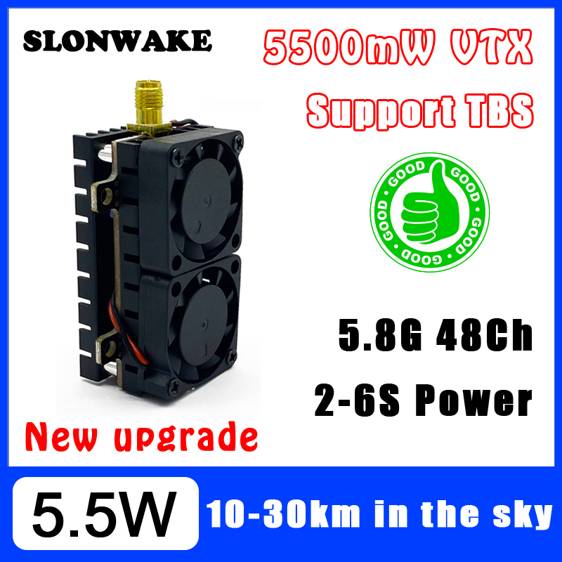 ยาว 5.8GHz 5.5W เครื่องส่งสัญญ - Drone Racing Vtx บทวิจารณ์และราคา