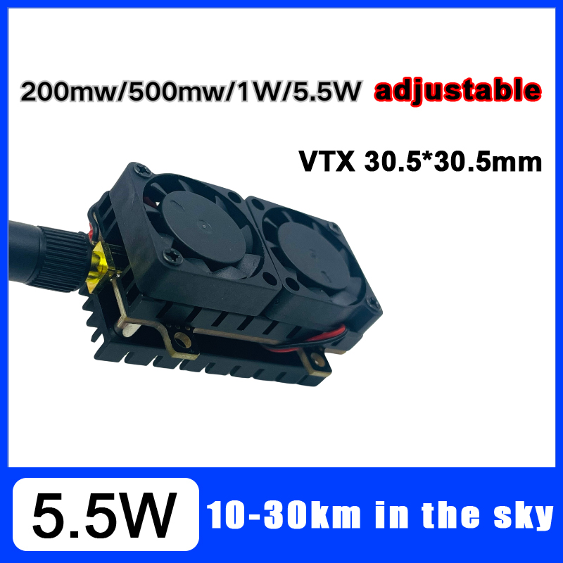 ยาว 5.8GHz 5.5W เครื่องส่งสัญญ - Drone Racing Vtx บทวิจารณ์และราคา