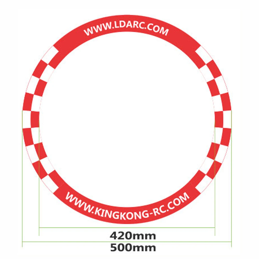 LDARC 500mm FPV Gate, โครงสำหร - Drone Racing Flag บทวิจารณ์และราคา